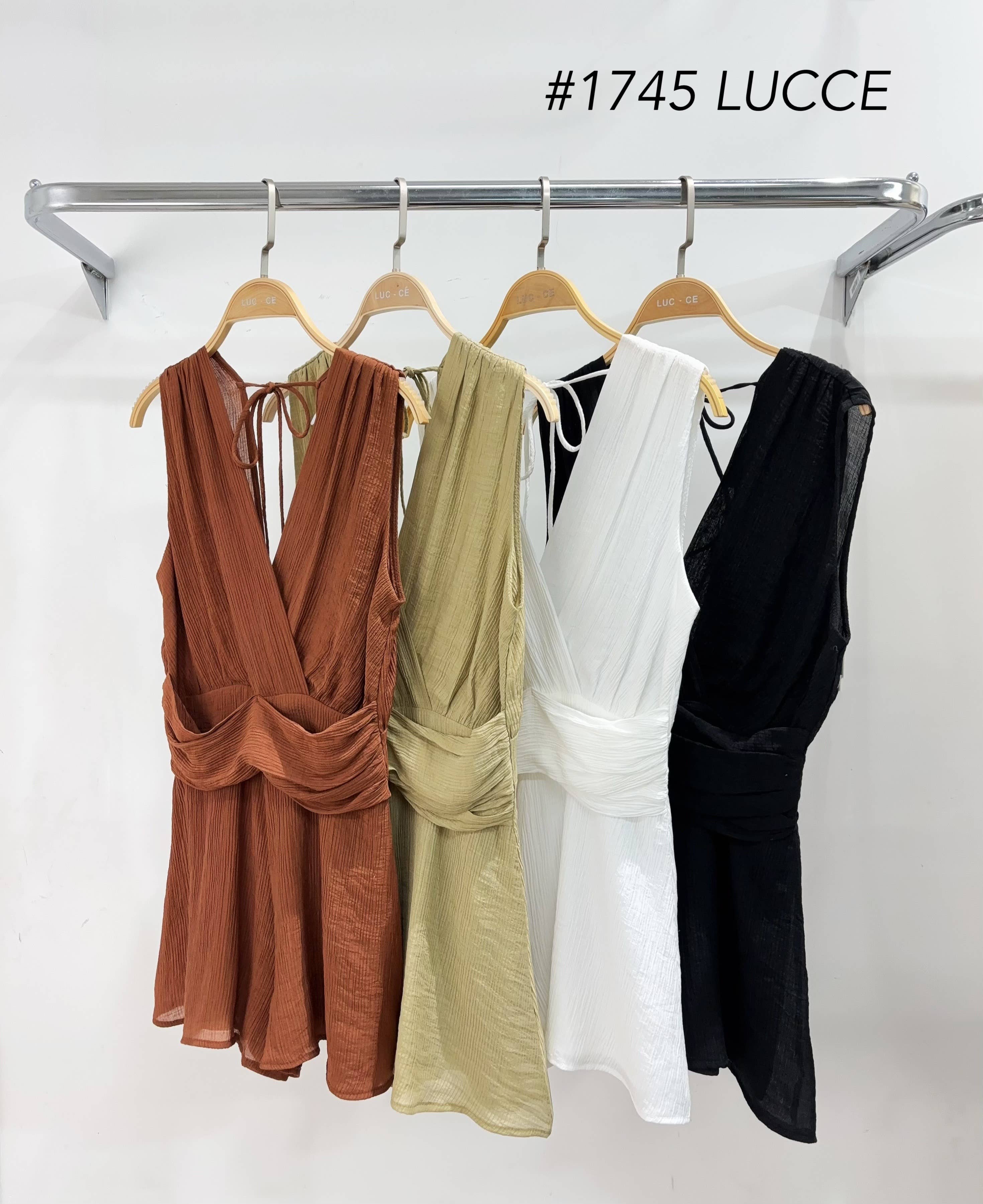 LUCCE - Wholesale Onesie - Women's - Pleated playsuit - 17456