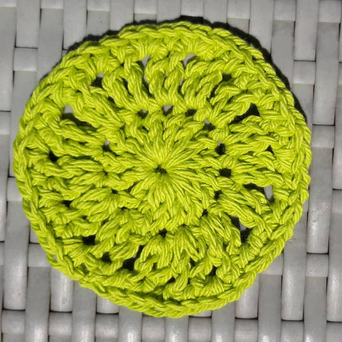 Clover Garden Crafts - Vente Gant de toilette - Ronds à démaquiller en crochet en coton ou sous-verres5