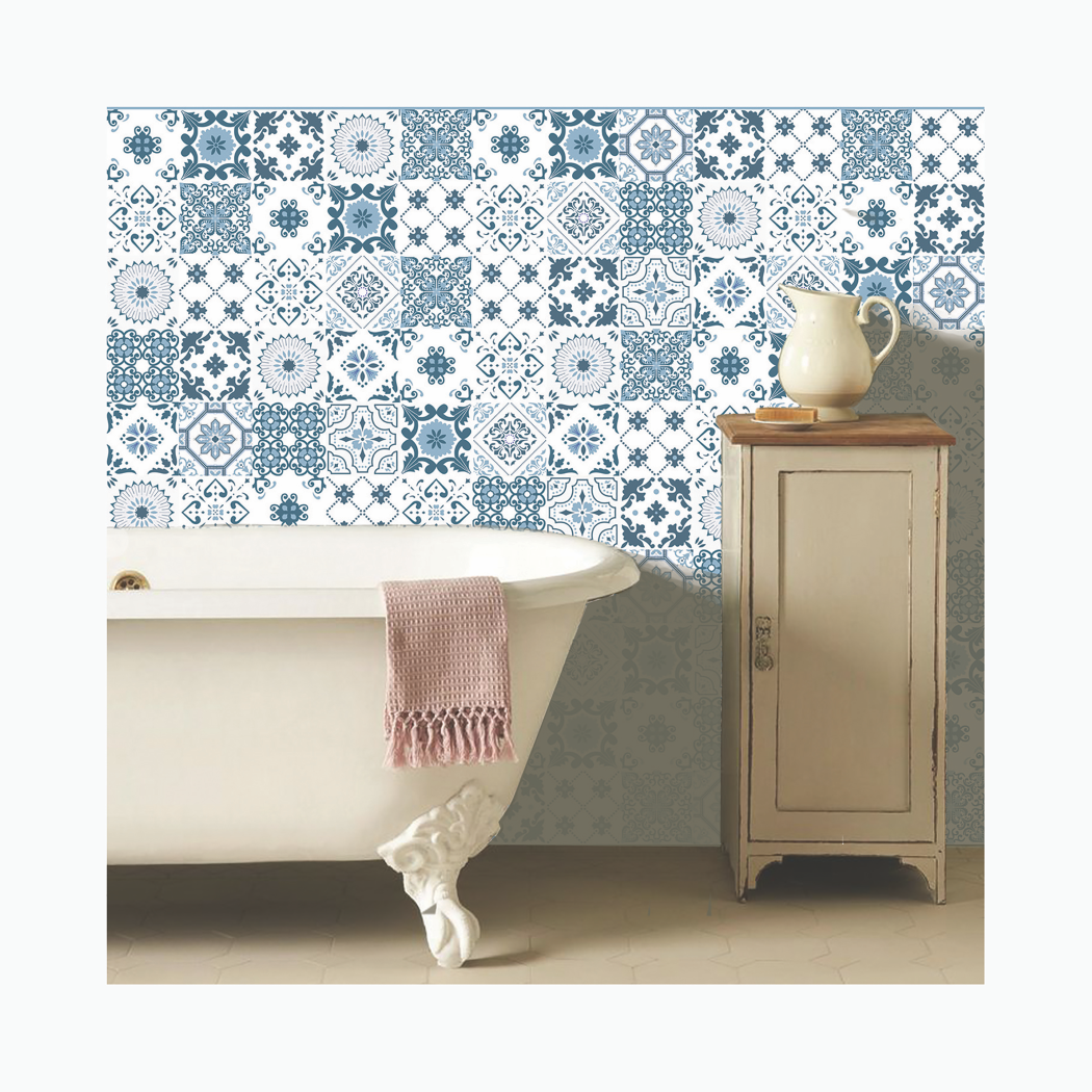 NossaRua - Venta al por mayor Vinilo/adhesivo de pared - Pegatina Azulejos portugueses Colección Atlántico2