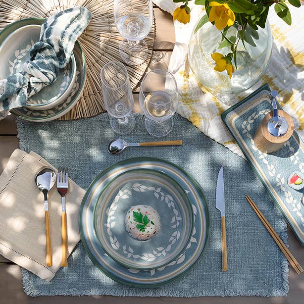 Novastyl - Wholesale Dinner Plate - Capria dessert plate  
21cm in green earthenware3