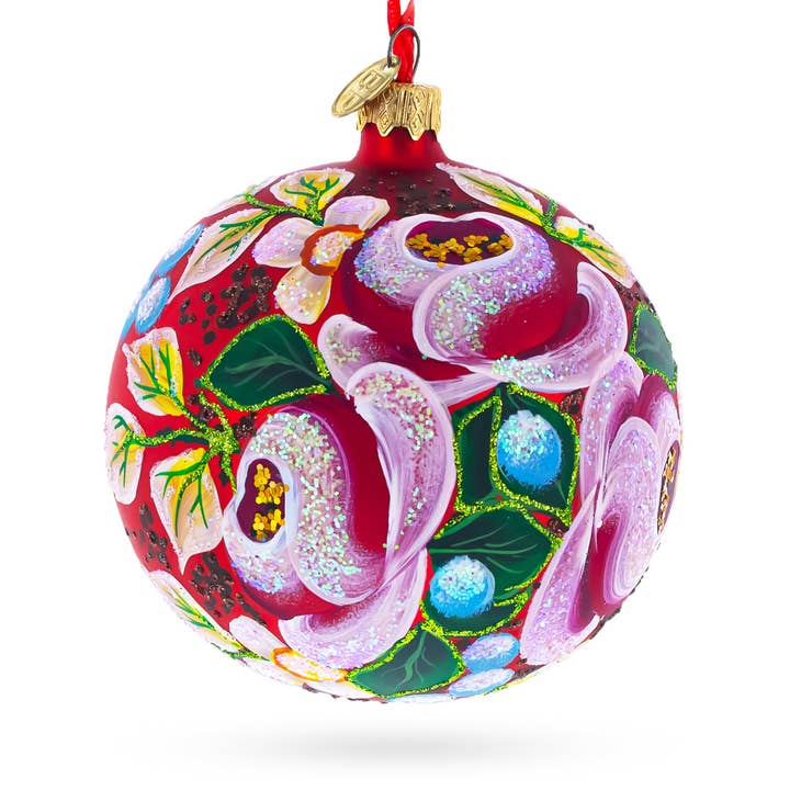 Roser Buket Glas Ornament for engroshandel hos BestPysanky