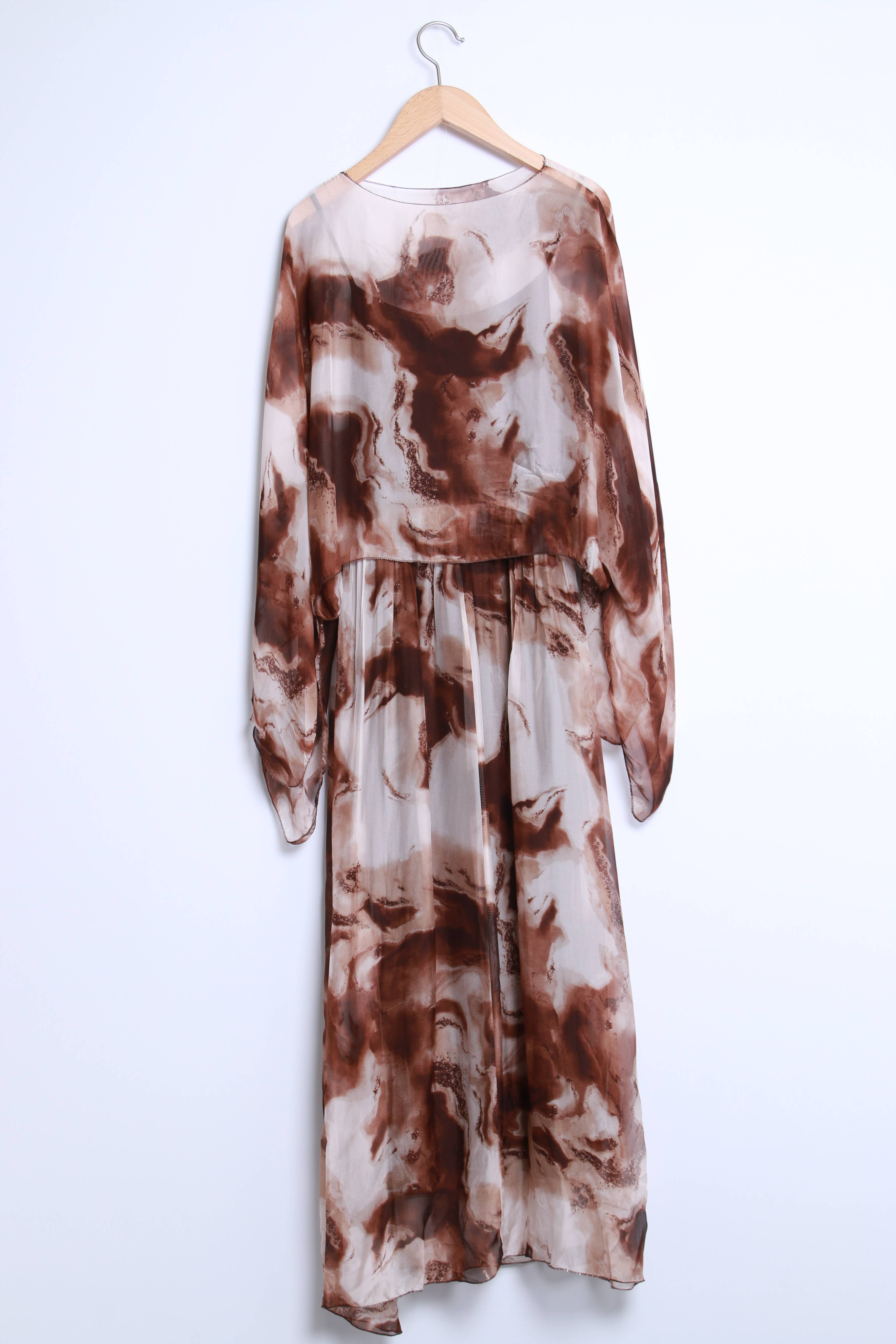 Shyloh - Wholesale Dress - Women's - 2-in-1 printed silk dress 3046824