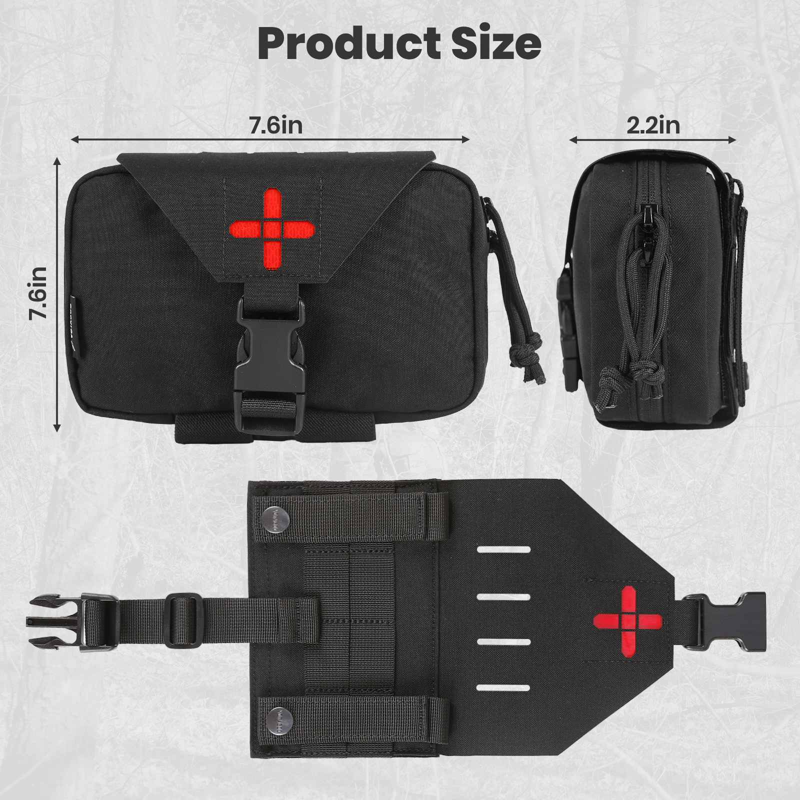 Antarctica Outdoors – wholesale First aid kit – Votagoo IFAK Pouch, First Aid Pouch for Outdoor Emergency Survival Bags1