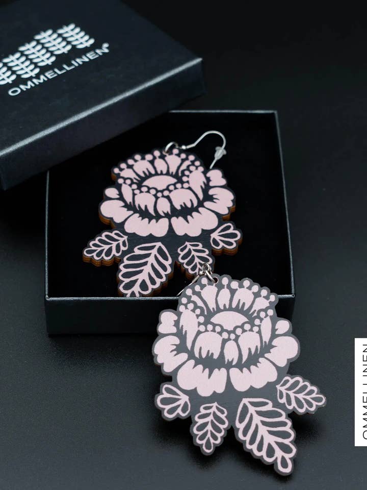 Pendientes, Anémona - nude para venta al por mayor de Ommellinen