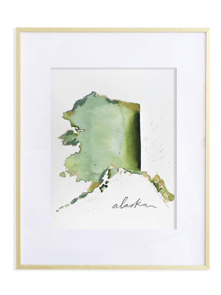 Alaska Print for wholesale by Whitney Winkler