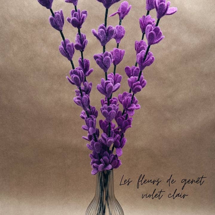 New Heidi - Wholesale Artificial Flowers - Set of 6 Genista flower branches - New Heidi5