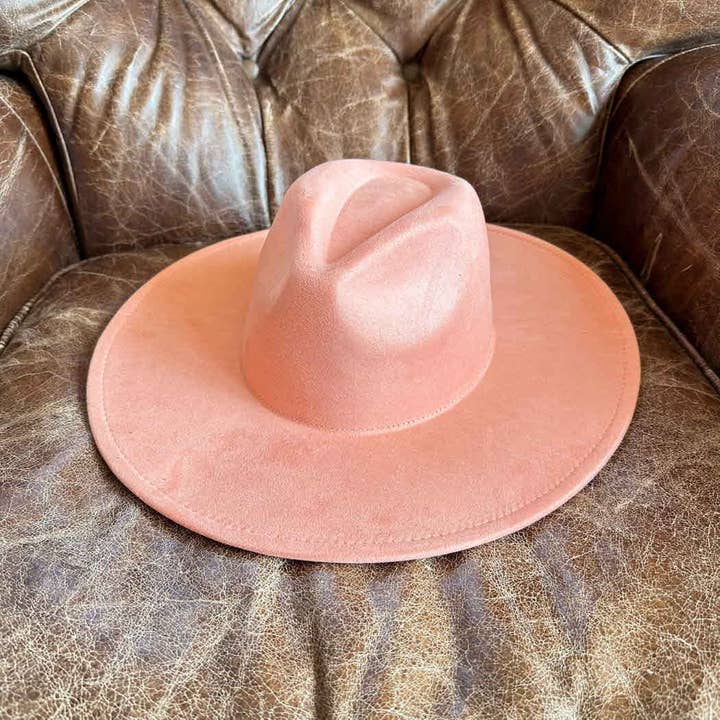 Queens INC - Wholesale Fedora - Women's - Best seller Fashion Classic Wide Brim Suede Primium Hat 10