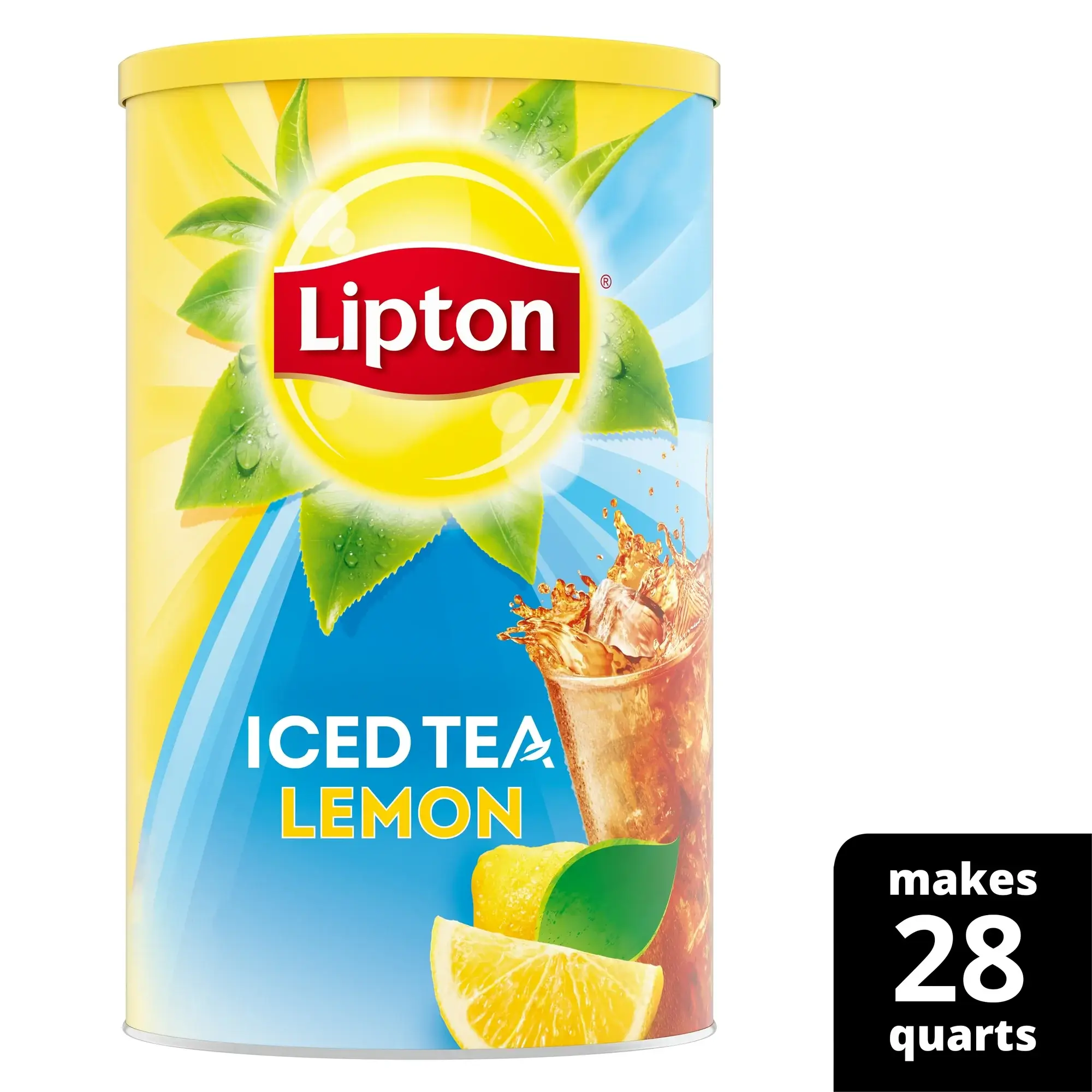 Lipton & TAZO - Wholesale Iced Tea - Lipton Lemon Iced Tea Mix, Sweetened 28qt1