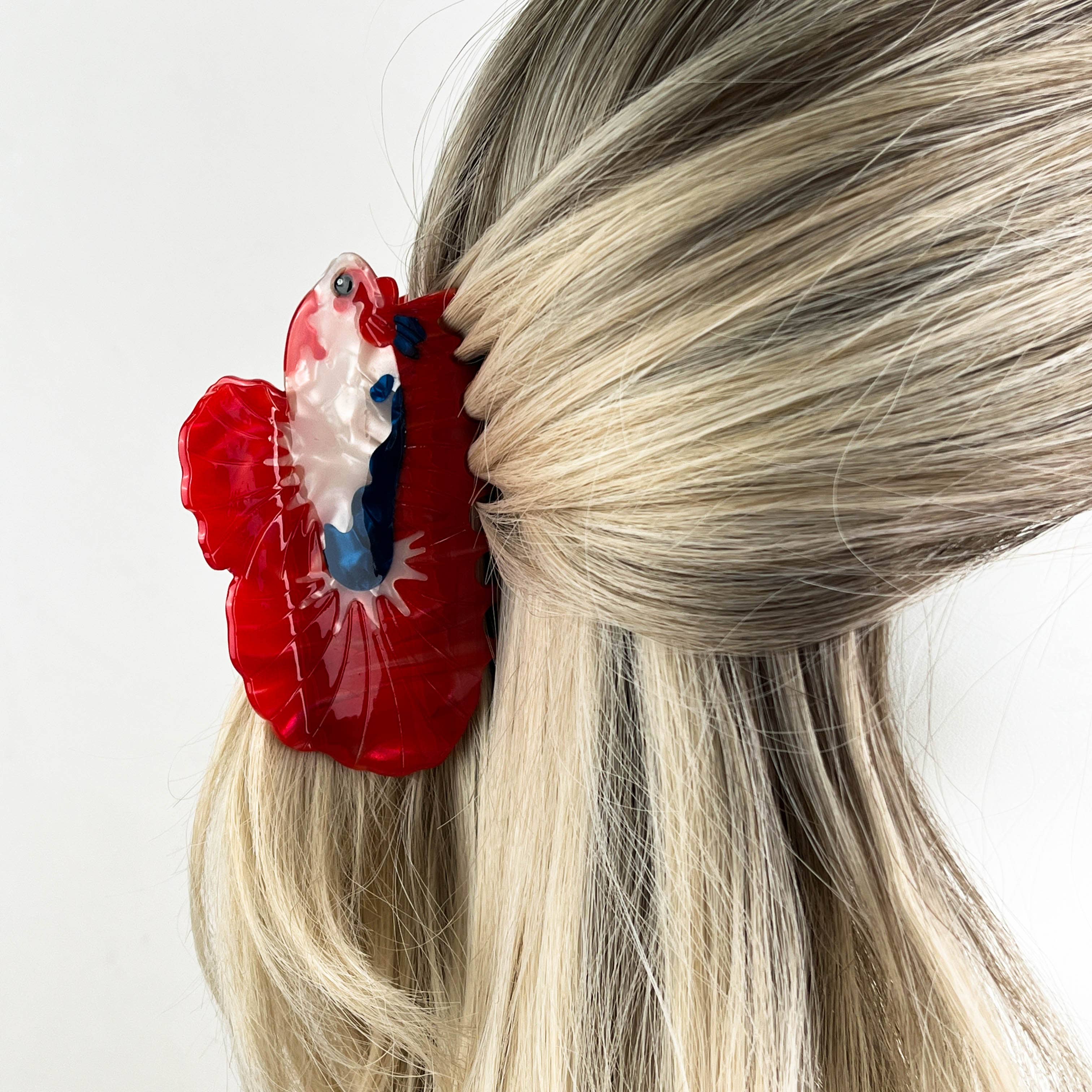 TheDivaSoap - Vendita all'ingrosso Fermaglio per capelli - Donna - Pinza per capelli media Betta Fish, serie Ocean9