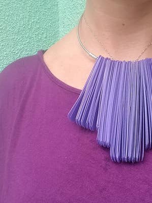 Zero waste - Recycled plastic choker for wholesale by Lumago Designs