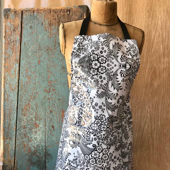 Avental Preto Paraíso por atacado de Oilcloth International