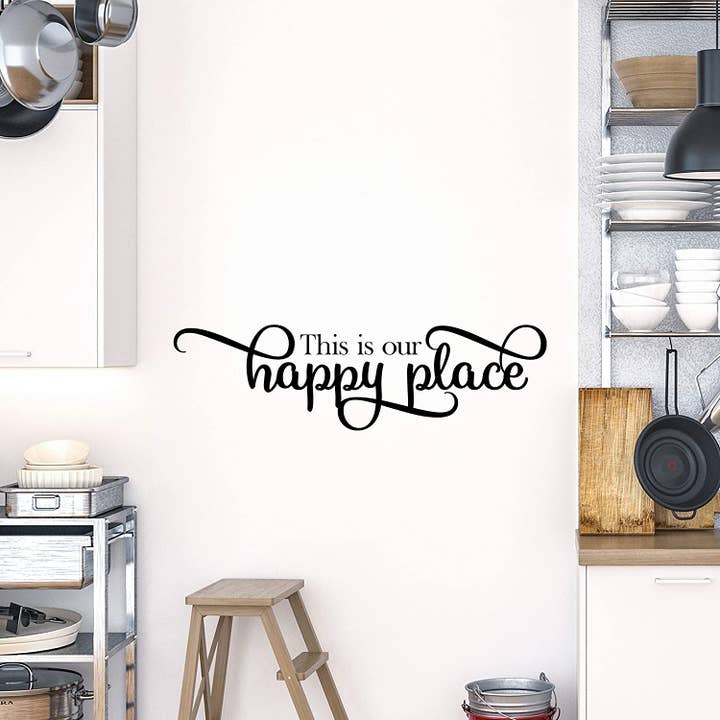 Sticker mural This is Our Happy Place pour la vente par My Vinyl Story