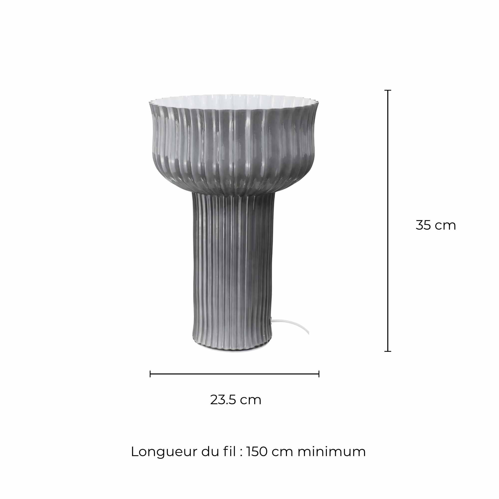 C-Création - Vente Lampes sur pied - NOUVEAU COLORIS ! Lampe à poser en verre Némone21