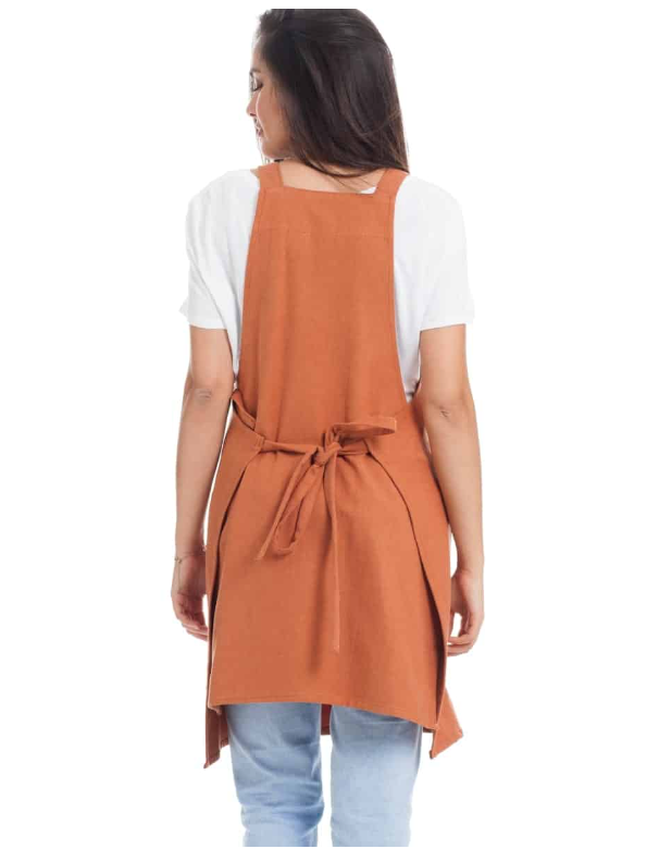 West Rose abbigliamento professionale - Wholesale Apron - OLLY TERRACOTTA WORK APRON4