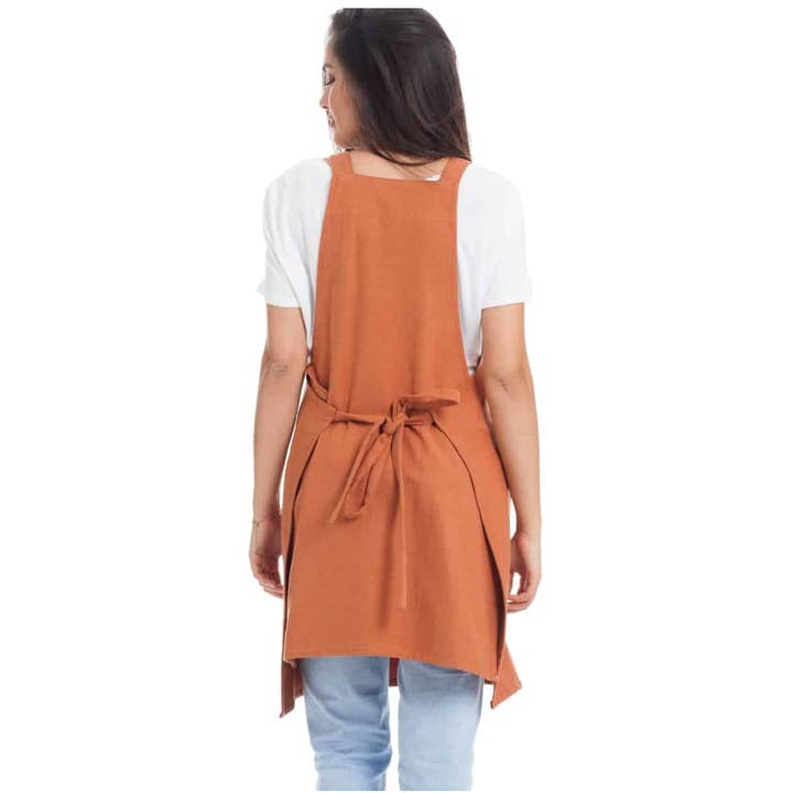 West Rose abbigliamento professionale - Wholesale Apron - OLLY TERRACOTTA WORK APRON4