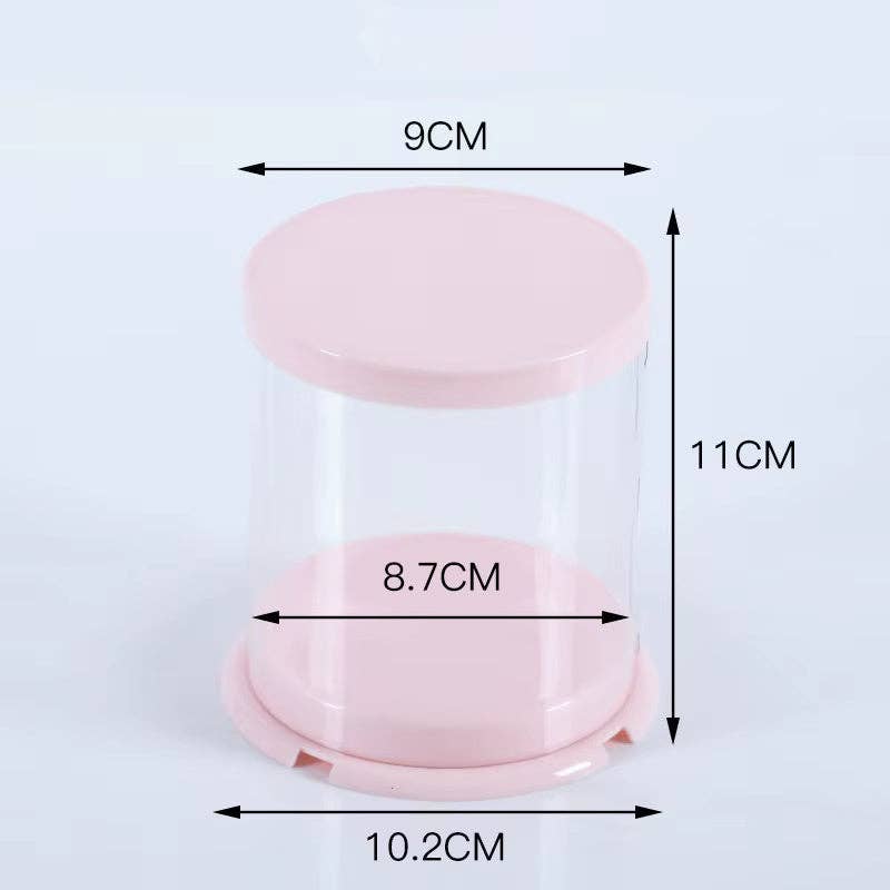 Elegant Design Supply – wholesale Cake decorating kit – Mini 2 inch Transparent Clear Box (10pcs/set)1