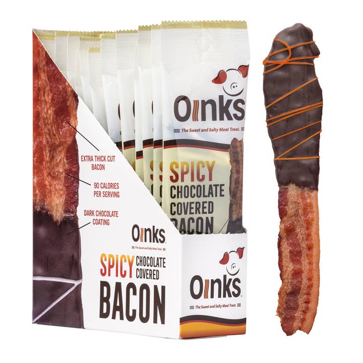 Genesee Candy Land - Wholesale Chocolate Covered Sweets - Spicy Chocolate Covered Bacon