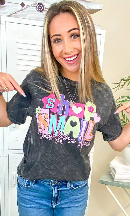 Sugar Stitch - Wholesale T-Shirt (Graphic) - Women's - Small Shop Graphic Mineral Washed T-Shirt