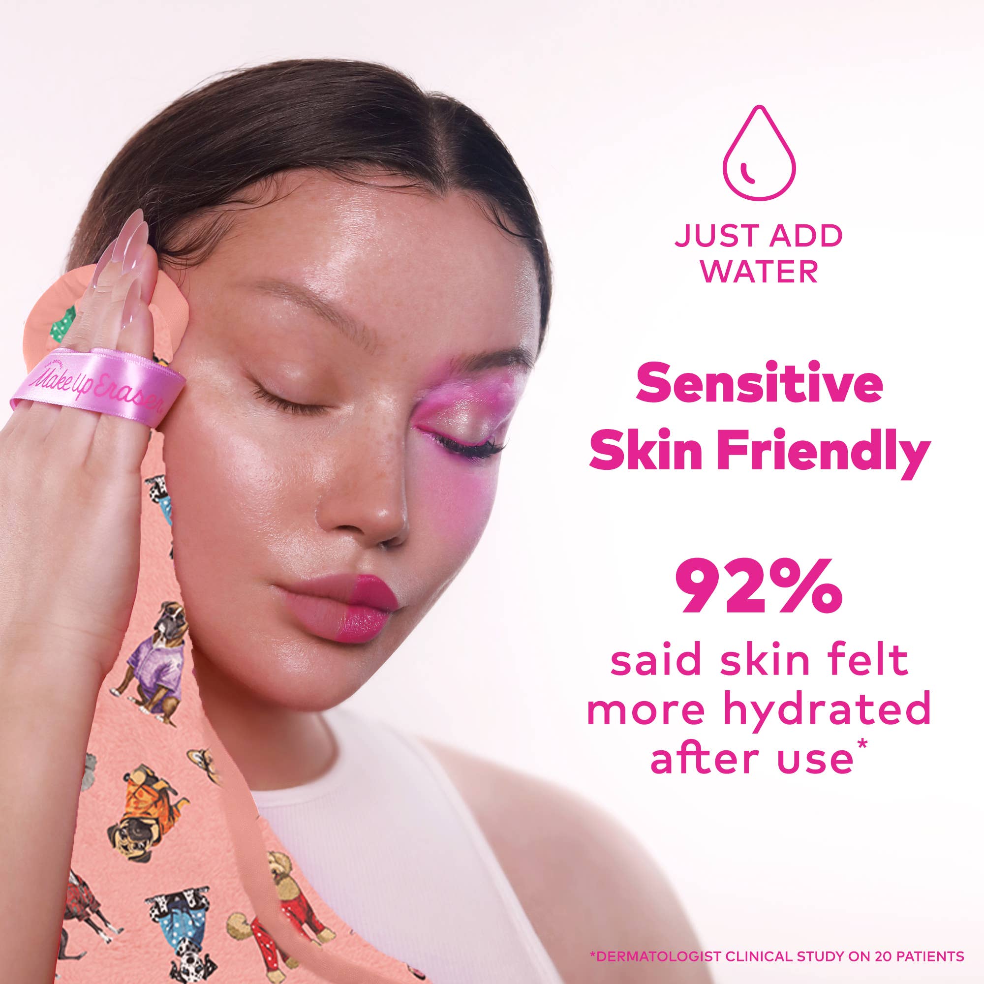 The Original MakeUp Eraser - Wholesale Makeup Remover - Puppy Print MakeUp Eraser PRO | The Pet Lover3