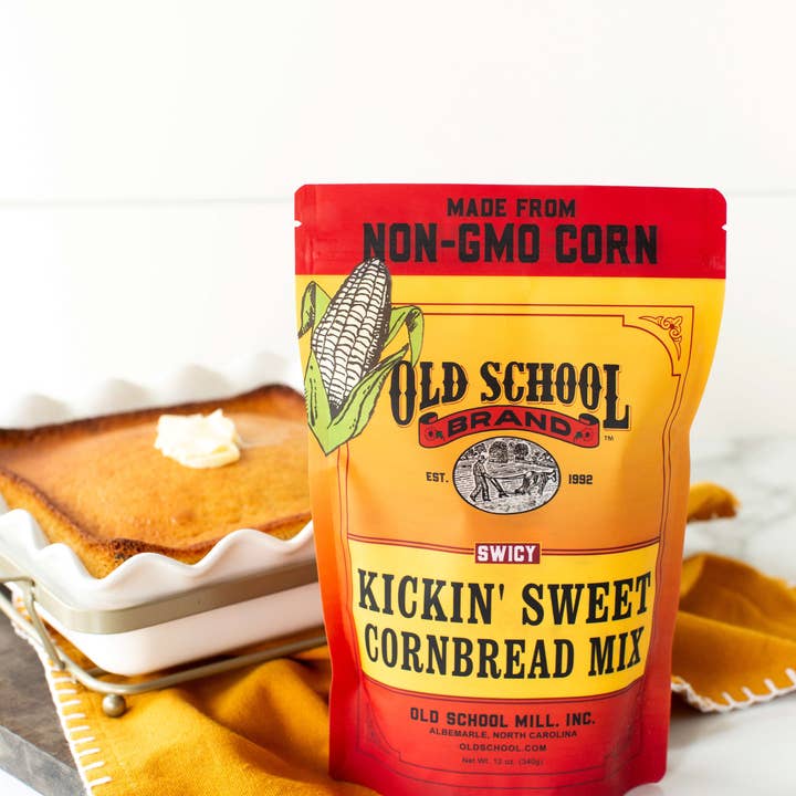 Old School Brandâ„¢ - Wholesale Cornbread Mix - Kickin' Sweet Cornbread Mix0