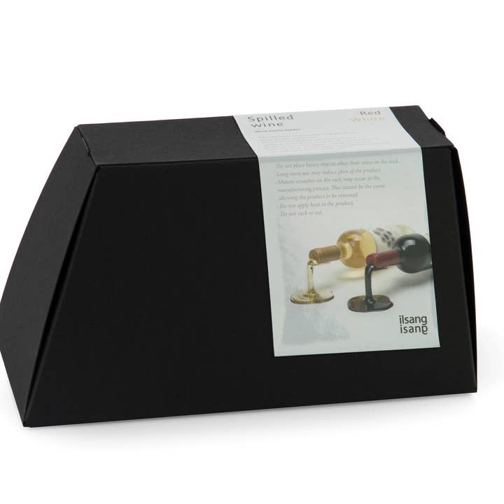 Beyond123 - Wholesale Wine Rack - Spilled Wine Bottle Holder - Red & White (Set of 2)6