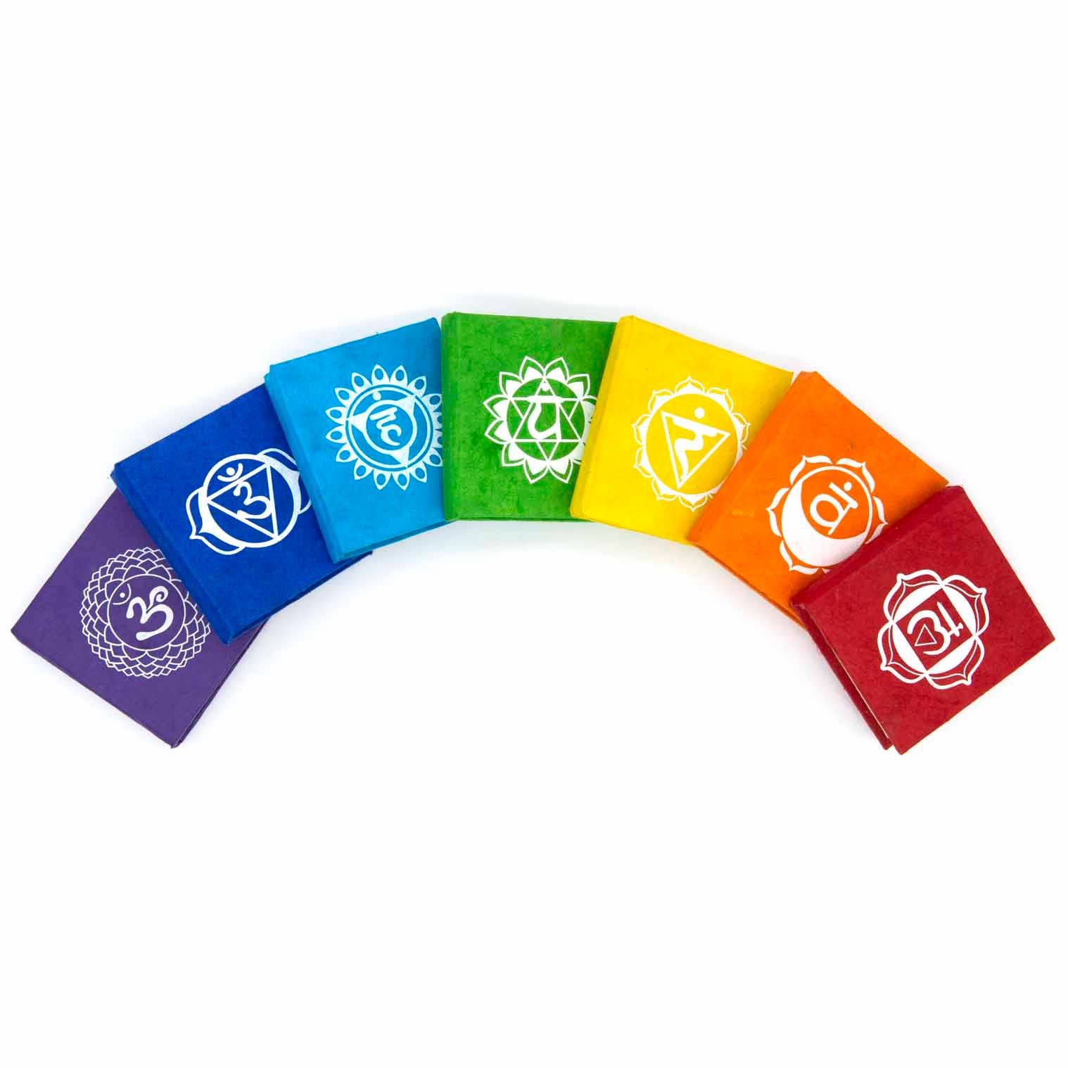 Siesta – wholesale Notebook – Seven Chakra Notebook Set7