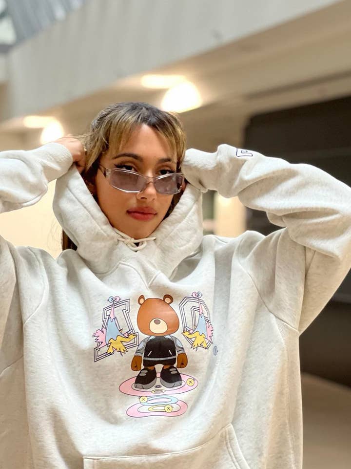 A Bear C. Hoodie for wholesale by Alphabet City.