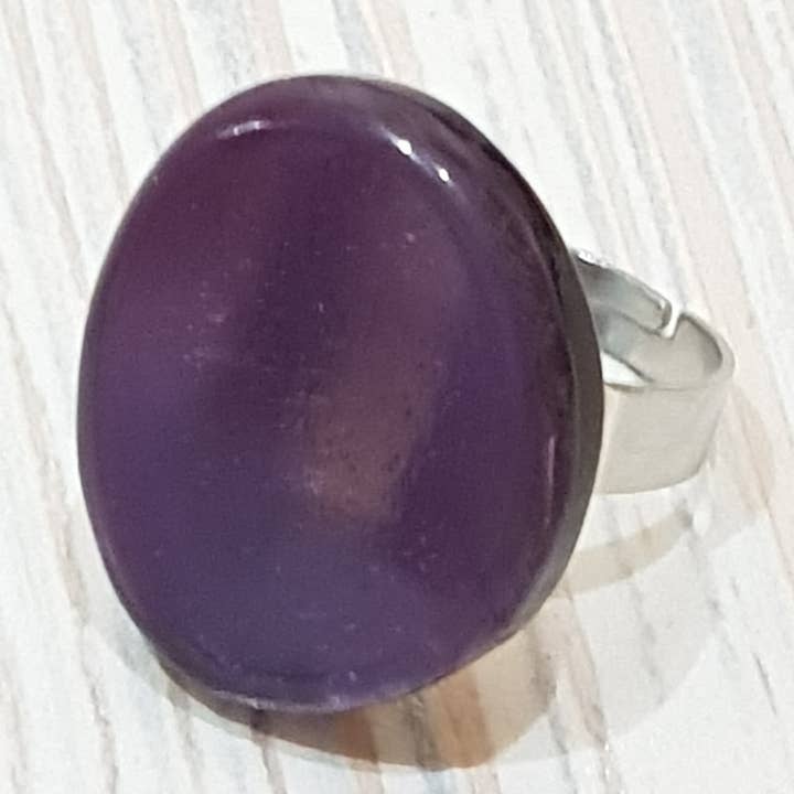 Capiz ring/CS-2545/real Capiz shell: approx. 25 mm for wholesale by Gloria-Maris