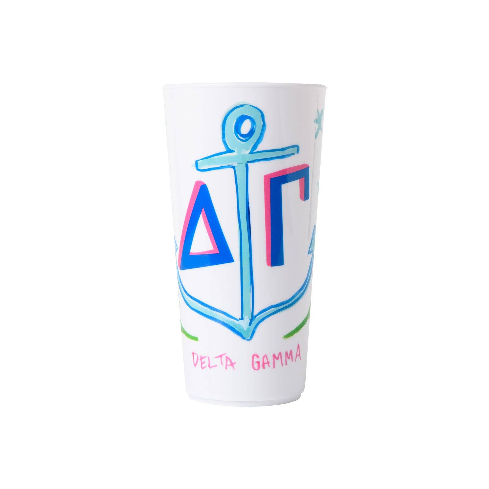 Over The Moon Greek - Wholesale Drinking Glass/Cup - Sorority Marker Cup8