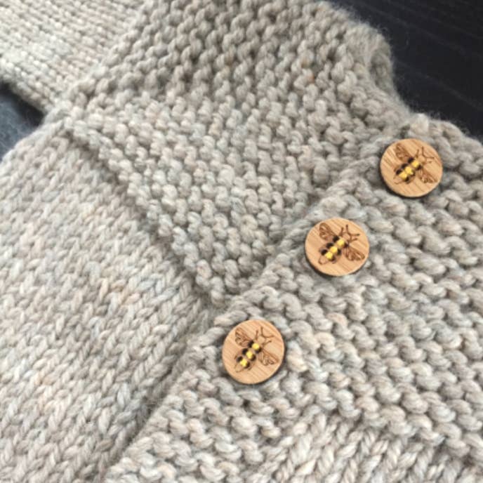 Katrinkles - Wholesale Sewing Button/Snap - Honey Bee Stitchable Buttons5