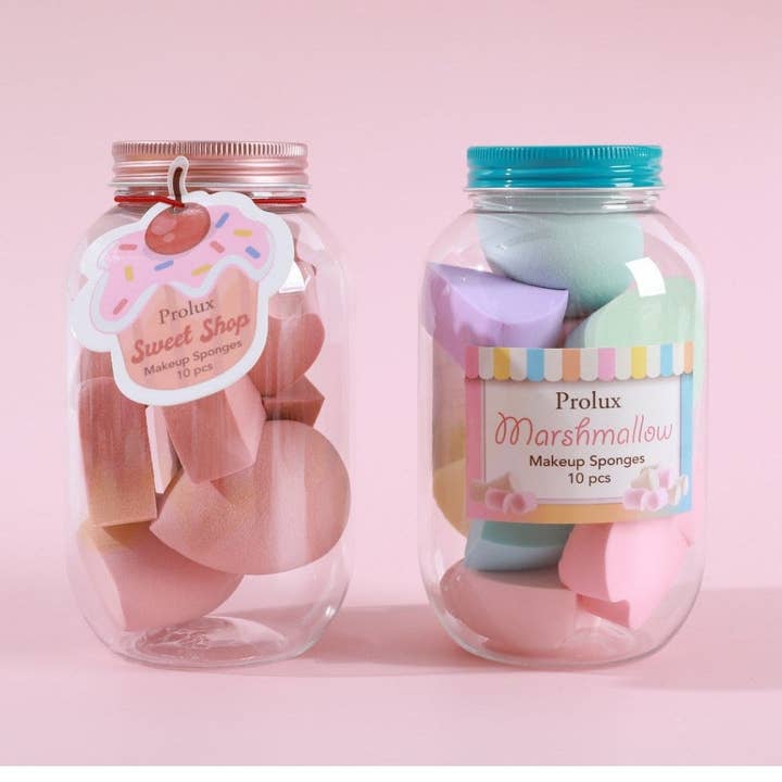 Slikbutik - 10 stykker fuldstændig latexfri skum makeup svampe for engroshandel hos Efon International Corp.