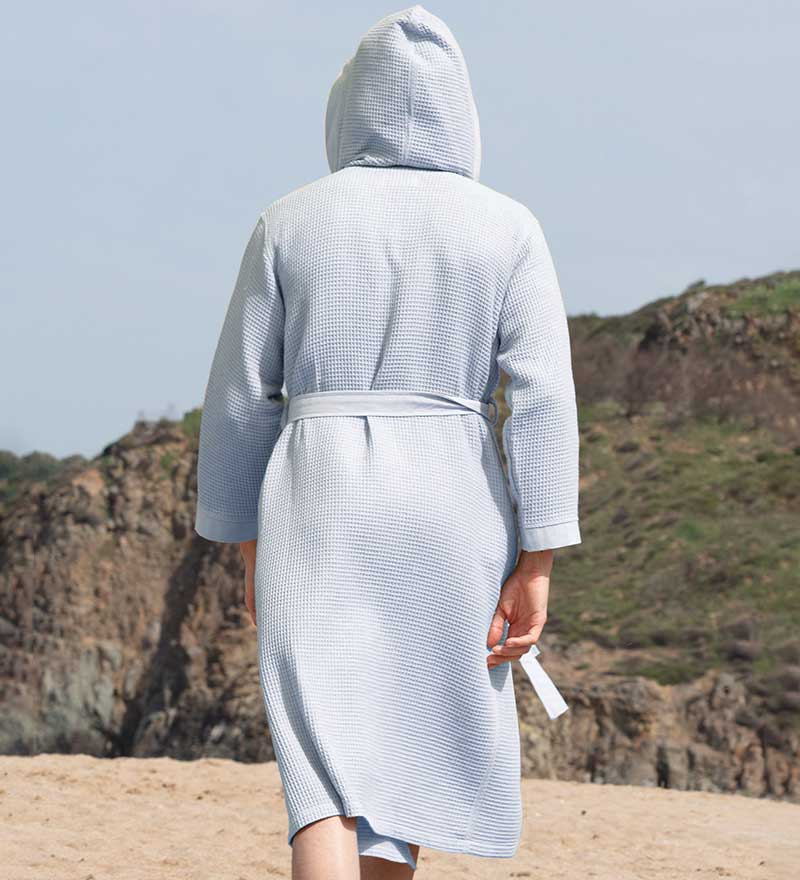 SEYANTE - Wholesale Robe - Men's - Men's Hooded Turkish Cotton Waffle Robe25