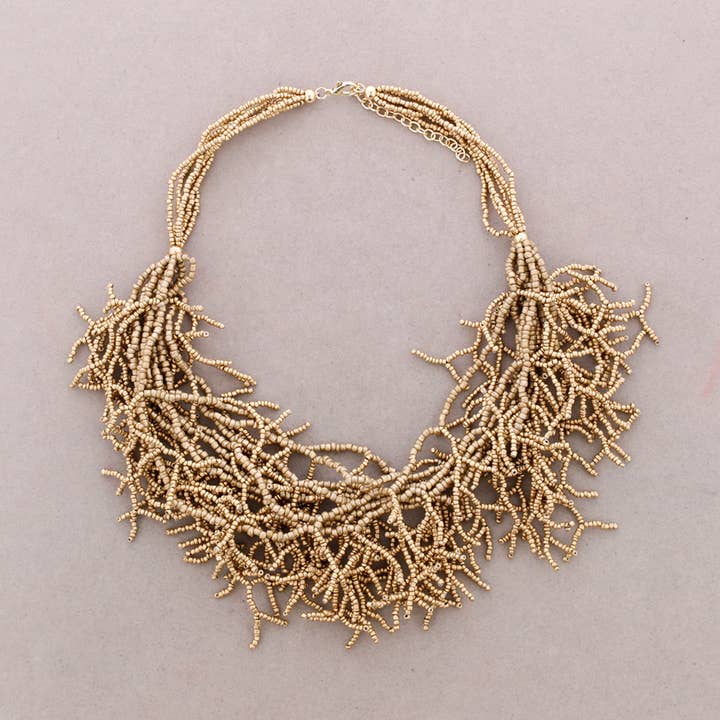 Lange Halskette Anhänger Korallen Perlen für den Großhandel von Sonata