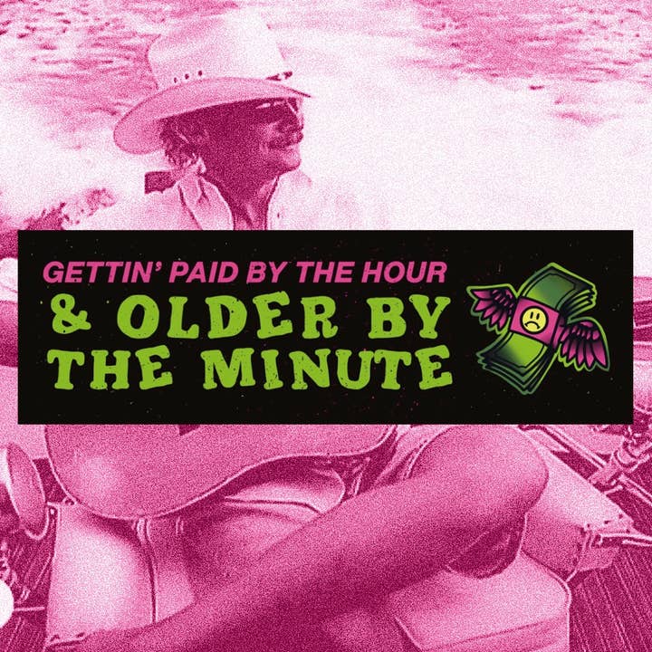 5'oclock Somewhere Alan Jackson Bumper Sticker for wholesale by Like Glue Print Co