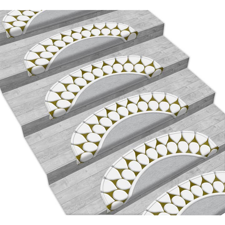 Vitaus - Wholesale Traploper - Vitaus 16 trapvloerkleed set The Baloon 3196