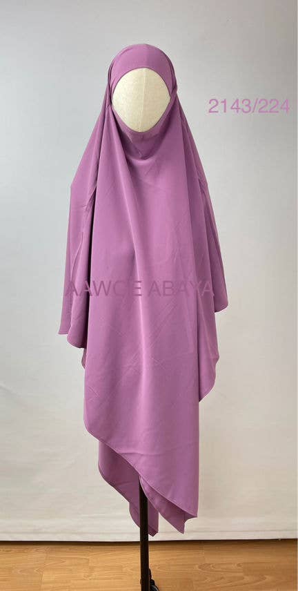 Aawoe Abaya - Vente Hijabs – femme - Khimar Maya Long Pointu - 2143-KH37