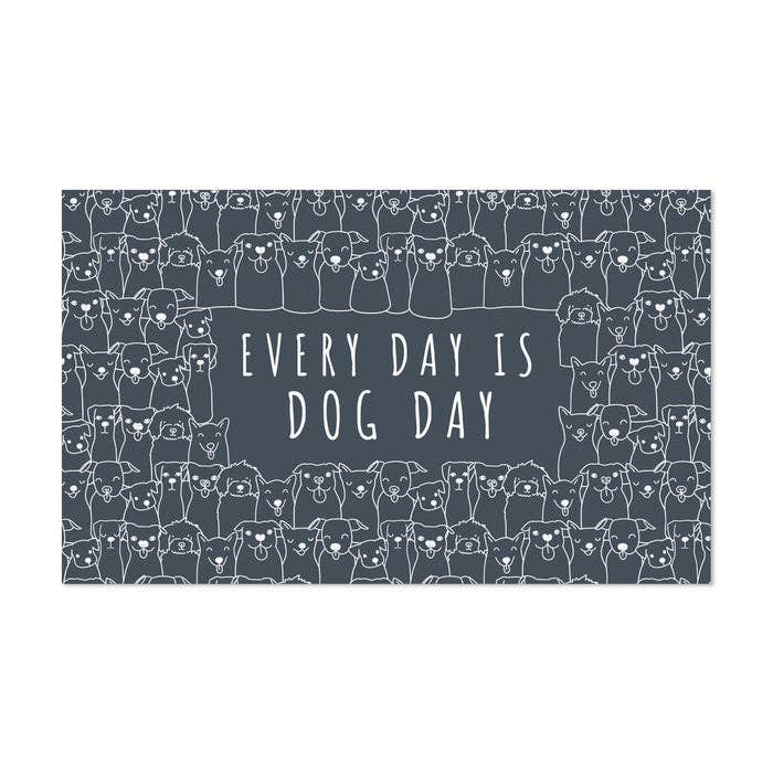 Vinyl voerbakmat Dog Day voor wholesale door Podevache