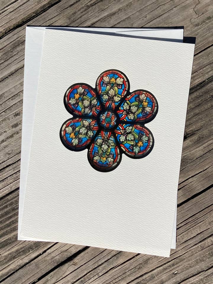 Miracles of Jesus Sun-catcher card for wholesale by Bright Greetings