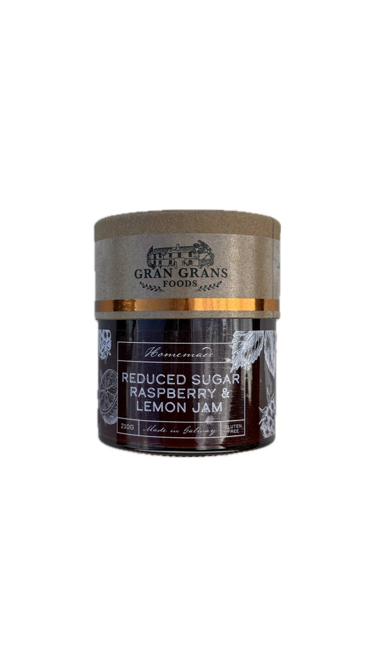 Gran Gran's Foods - Wholesale Jam/Jelly - Homemade Reduced Sugar Raspberry & Lemon Pantry Jam