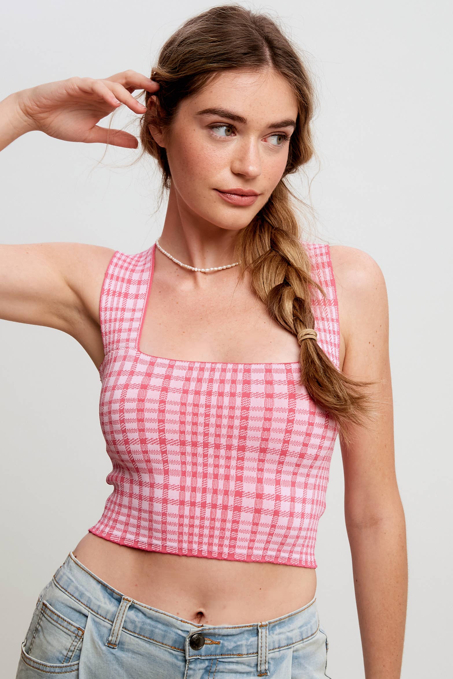 Listicle - Vente Sous-vêtements sculptants – femme - Brami en tricot à carreaux30