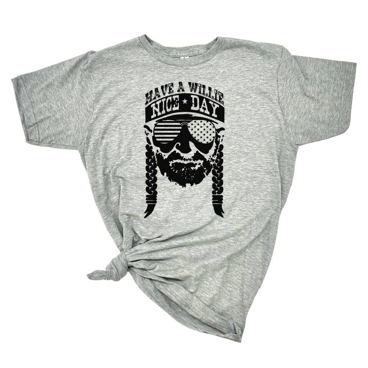 dkhandmade - Wholesale Screen Printed T-Shirt - Women's - HAVE A WILLIE NICE DAY T-SHIRT1