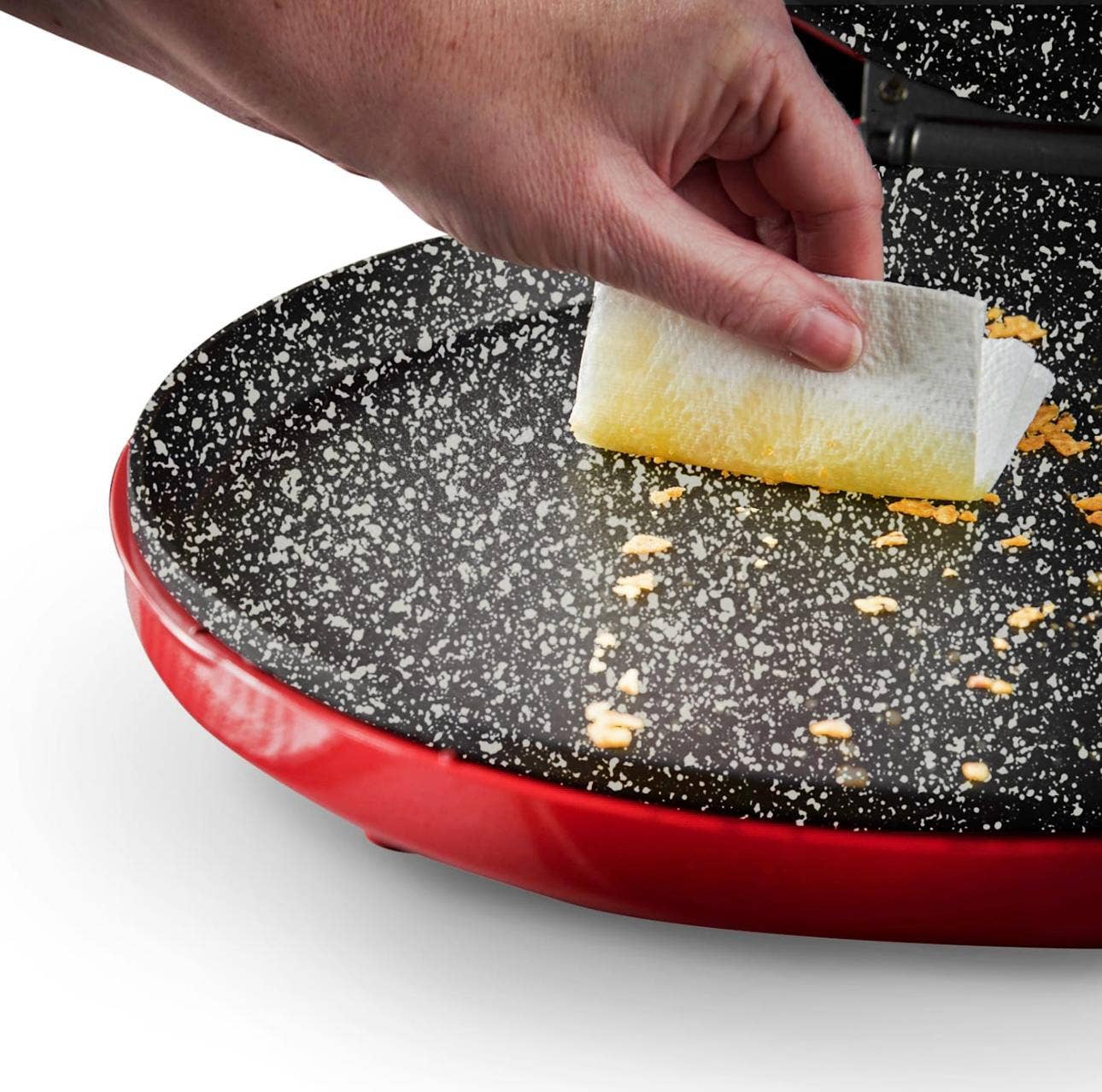 Misterchef - Wholesale Kitchen Appliance - MisterChef Pizza Maker with Ceramic Plates Red6