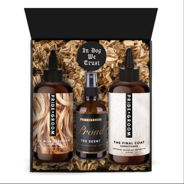 SET DE REGALO DE LUJO | THE NON SHEDDER para venta al por mayor de PRIDE+GROOM