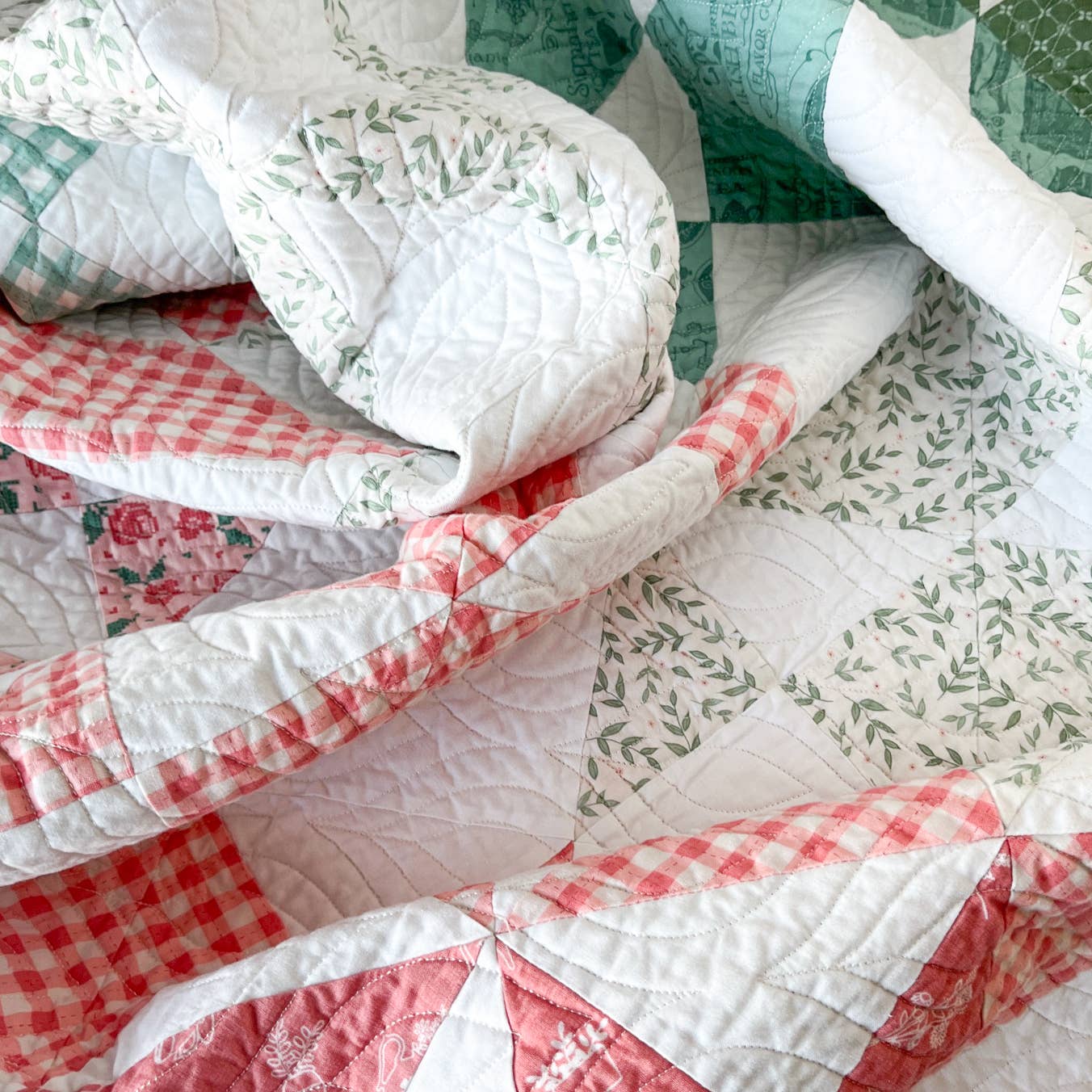 Wild Plum Lane - Wholesale Craft Sewing Kit - Wildflower Petals Quilt Pattern - Printed6