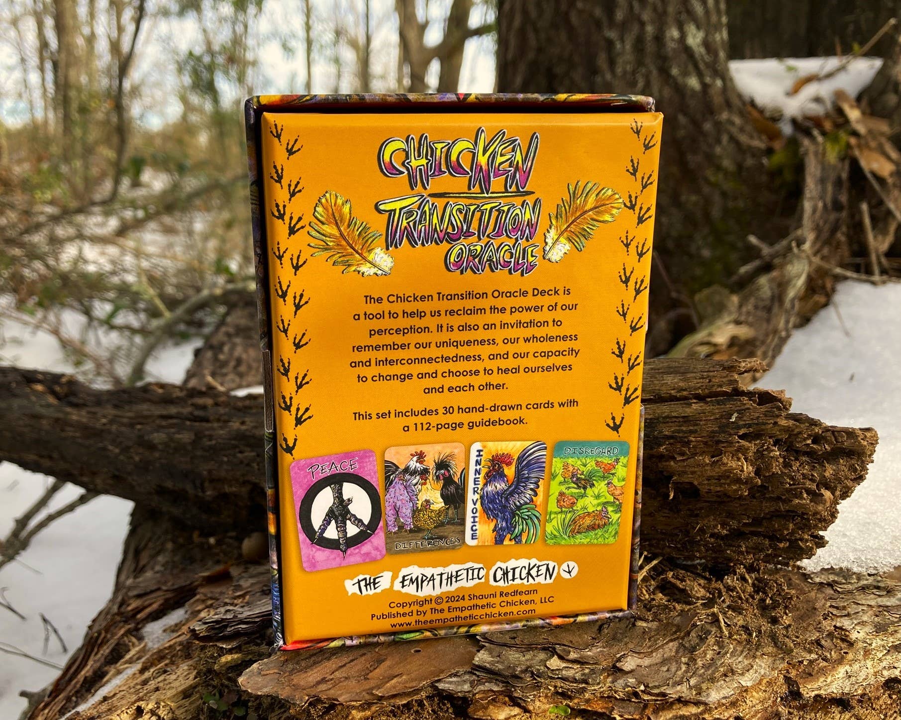 The Empathetic Chicken - Wholesale Tarot Cards - Chicken Transition Oracle Card Deck1