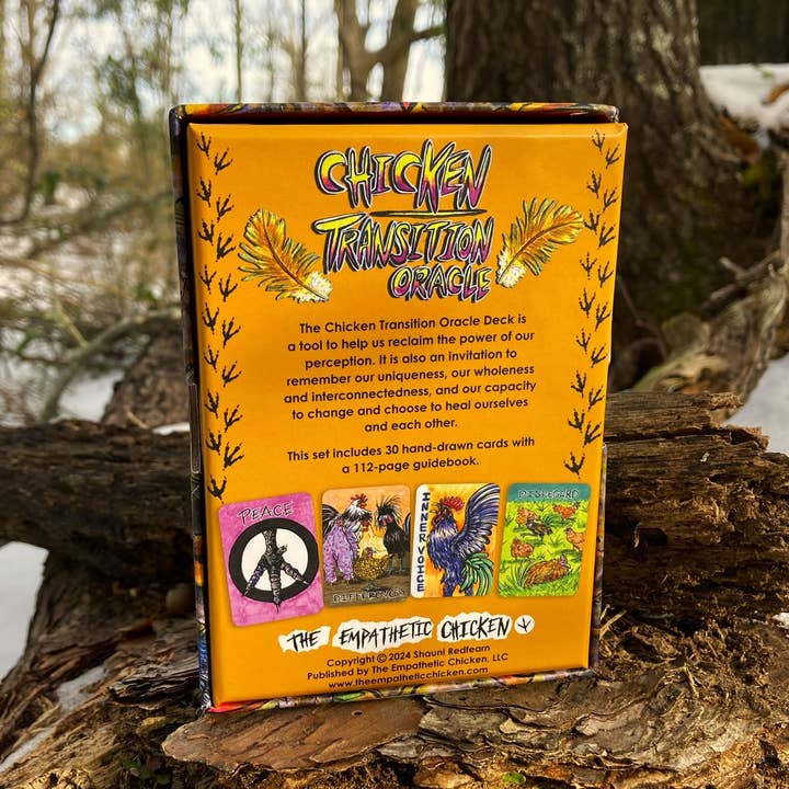 The Empathetic Chicken - Wholesale Tarot Cards - Chicken Transition Oracle Card Deck1