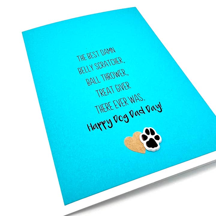 Father's Day Happy Dog Dad Day for wholesale by Muddy Mouth Cards