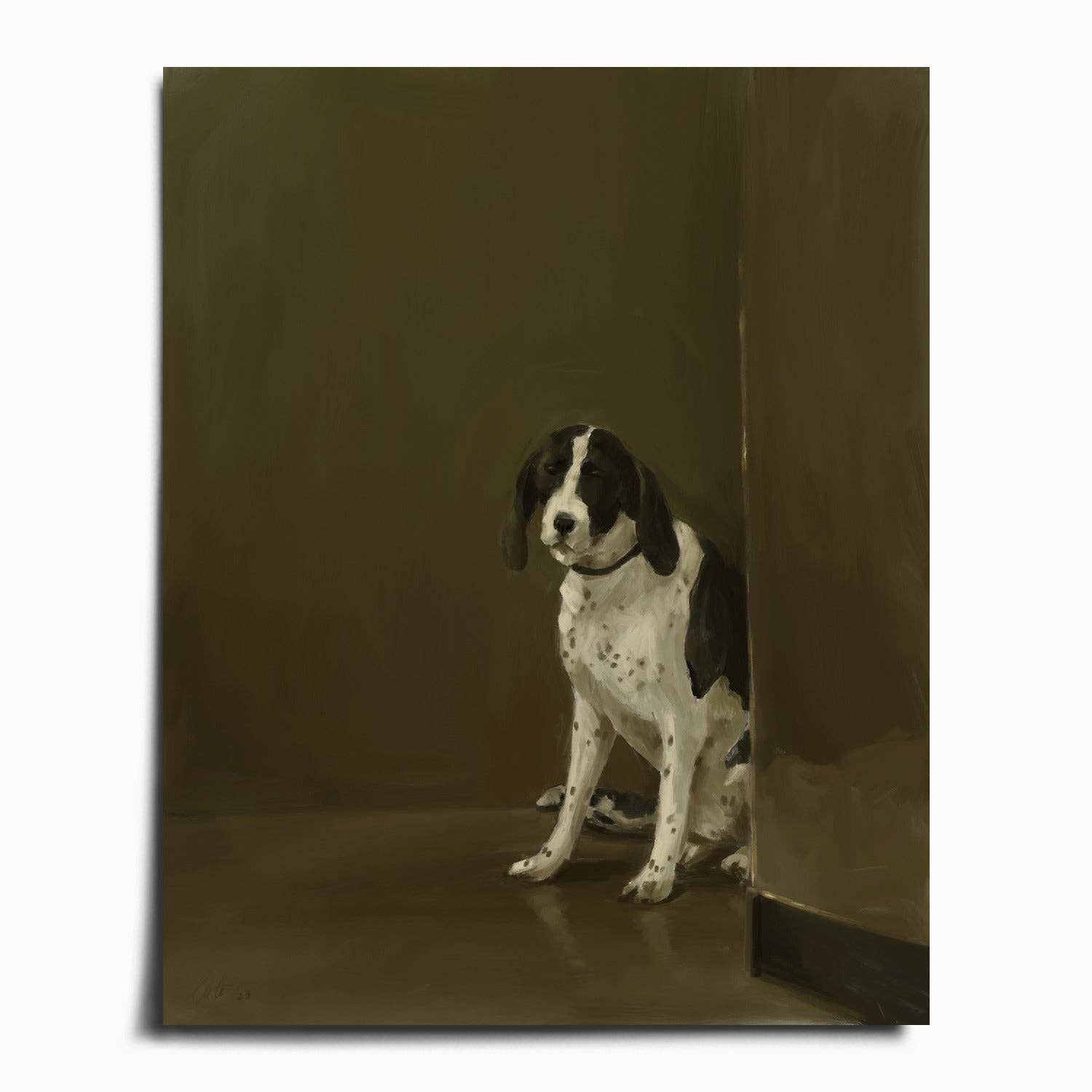 The Ugly Cat Studio - Wholesale Art Print - Milanese Restaurant Dog Art Print4