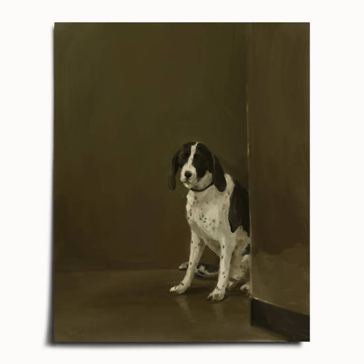 The Ugly Cat Studio - Wholesale Art Print - Milanese Restaurant Dog Art Print4