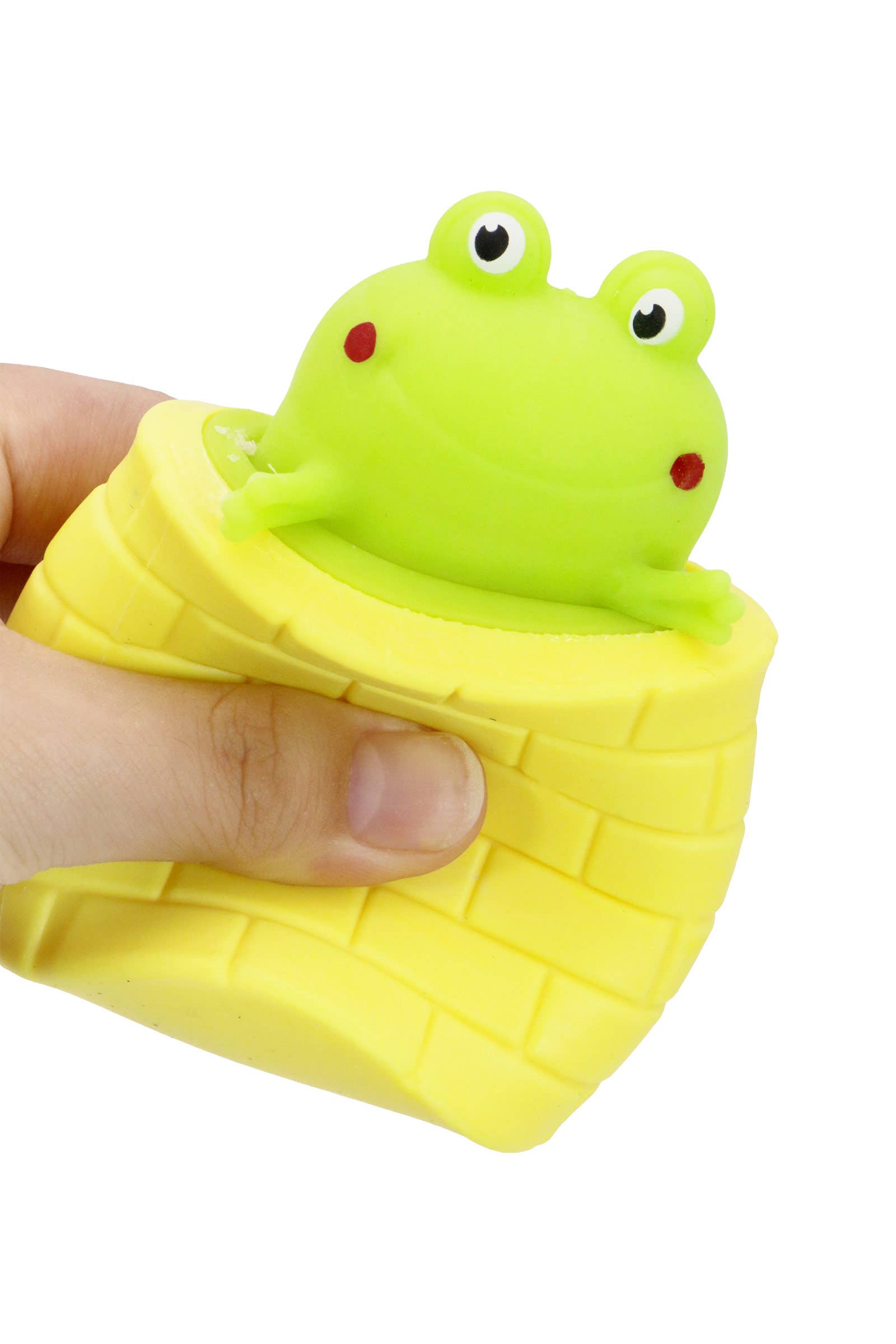 ASSORTED Frog Pop-up Squeeze Stretch Pull Squishy for wholesale on Faire7